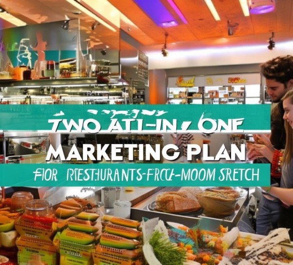 餐饮店二合一营销方案，从零开始设计的标题为，，打造餐饮店二合一营销方案，从零开始设计，满足年轻消费者对新鲜食材的新鲜感与味蕾的双重满足！